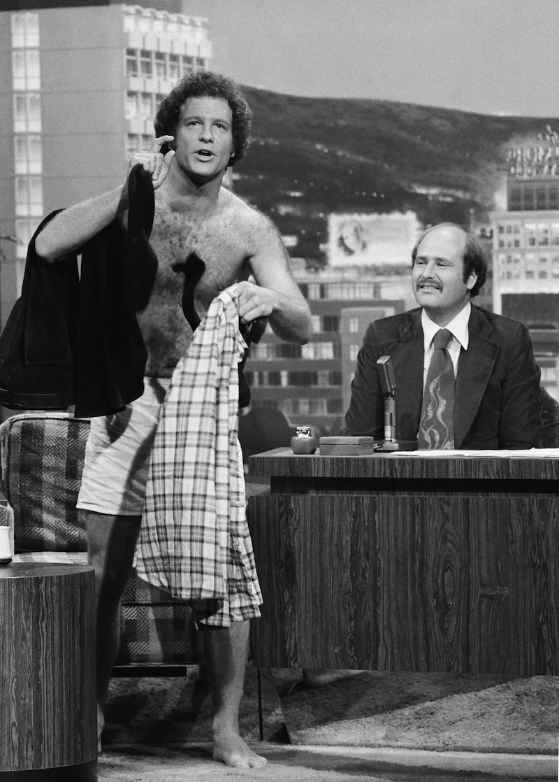 Albert Brooks and Rob Reiner in 1977 on Tonight Show