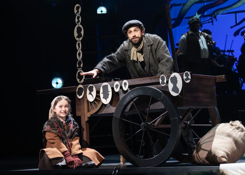 Tabitha Lawing, left, and Brandon Uranowitz in 'Ragtime.'