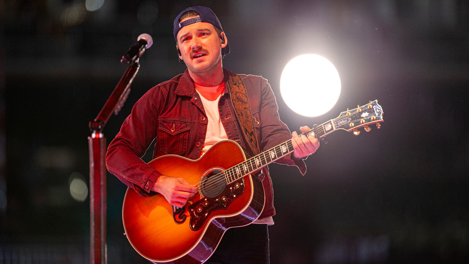 Morgan Wallen performs at the 2023 Billboard Music Awards in Atlanta, Georgia on November 19, 2023.