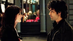 Adrien Grenier and Anne Hathaway in "The Devil Wears Prada"