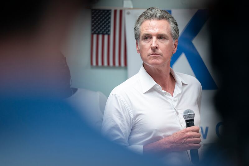 California Gov. Gavin Newsom said it is “deeply unfair” for transgender athletes to participate in girls’ sports.