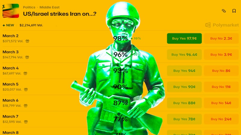 Polymarket photo illustration