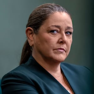 Camryn Manheim in the "Almost Famous" episode of "Law & Order," in which she portrays Lt. Kate Dixon.