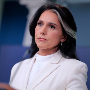 Kaitlan Collins and Tulsi Gabbard.