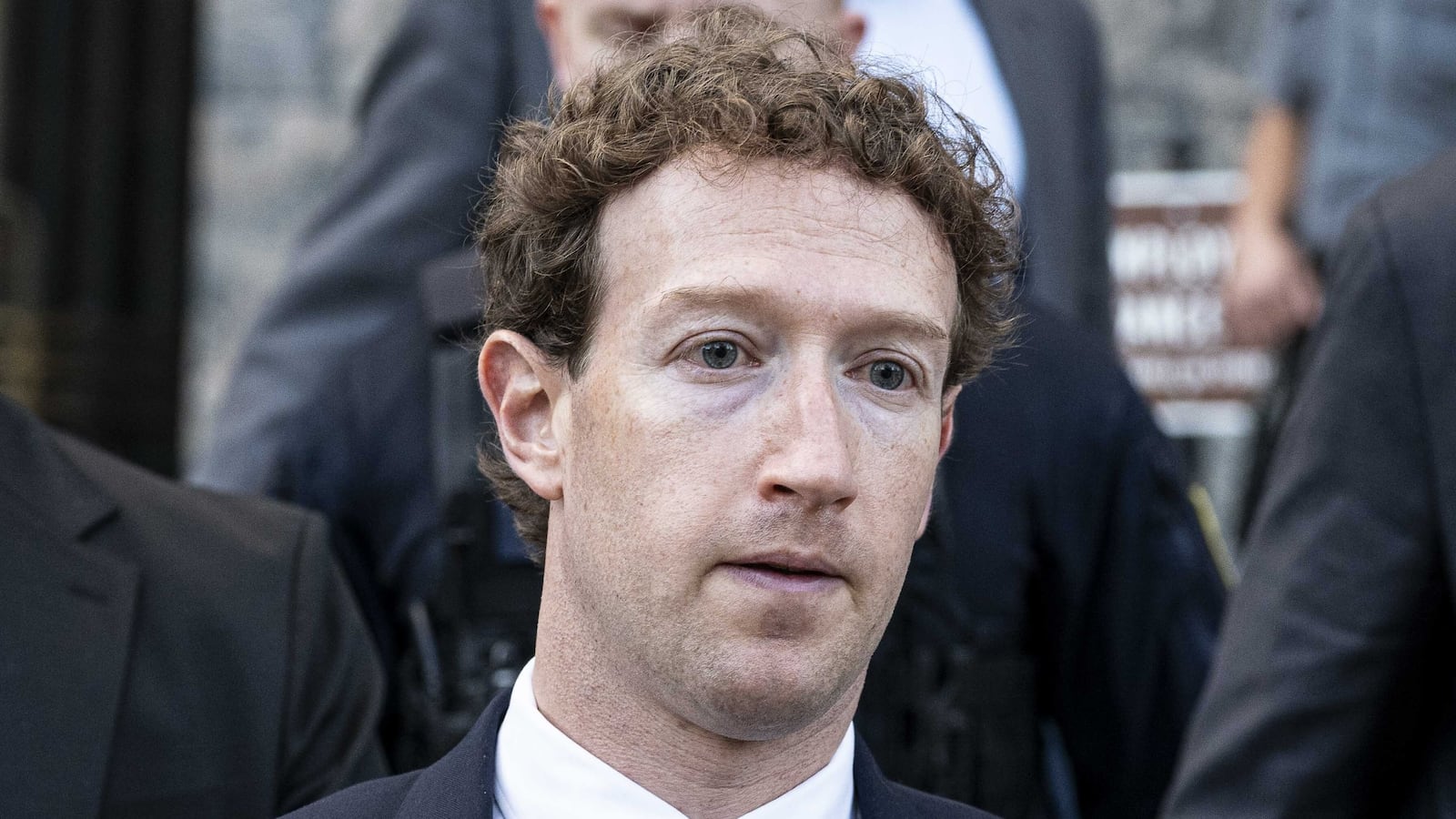 Meta CEO Mark Zuckerberg leaves the Federal Courthouse in downtown Los Angeles after defending the company in a landmark social media addiction trial in Los Angeles, United States, on February 19, 2026.