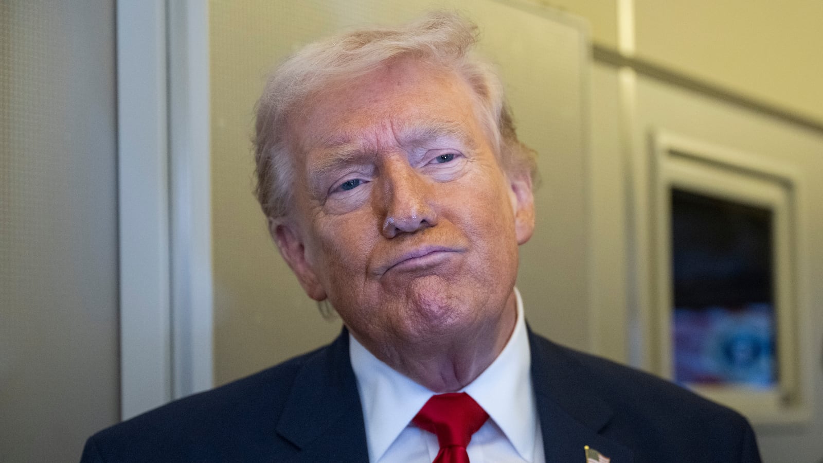 President Donald Trump speaks
