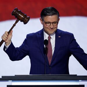 Democrat leaders are worried Speaker Mike Johnson might try and derail a Harris election victory.