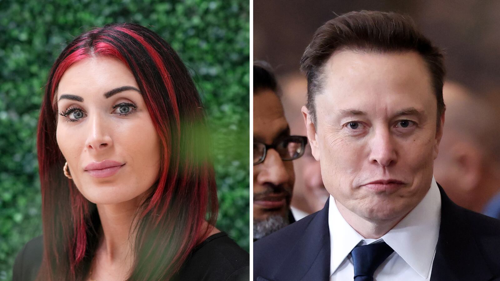 Laura Loomer and Elon Musk.