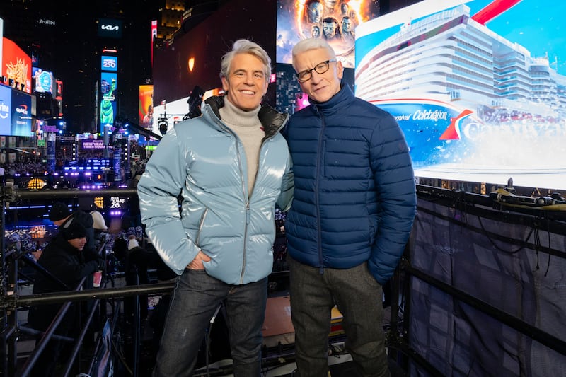 Andy Cohen and Anderson Cooper