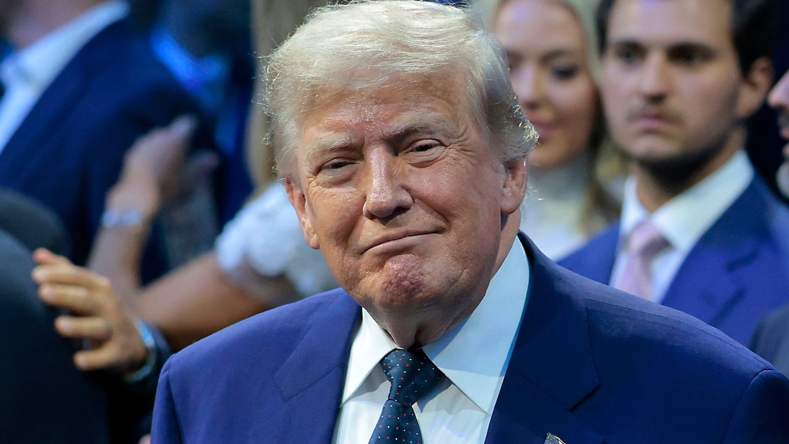 U.S. President Donald Trump attends UFC Freedom 250 on the South Lawn of the White House on June 14, 2026 in Washington, DC. President Trump is hosting a series of Ultimate Fighting Championship matches on his 80th birthday, which the White House is calling "a once-in-a-generation celebration of the American fighting spirit.”