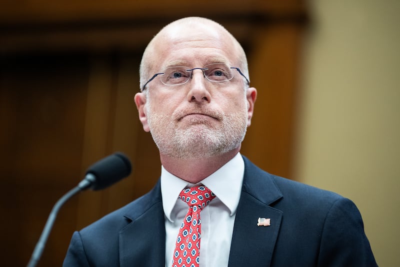 FCC Chairman Brendan Carr testifies during the House Energy and Commerce Subcommittee on Communications and Technology hearing titled "Oversight of the Federal Communications Commission," in Rayburn building on Wednesday, January 14, 2026.