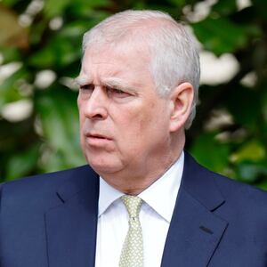 Prince Andrew, Duke of York attends the traditional Easter Sunday Mattins Service at St George's Chapel, Windsor Castle on April 20, 2025 in Windsor, England.