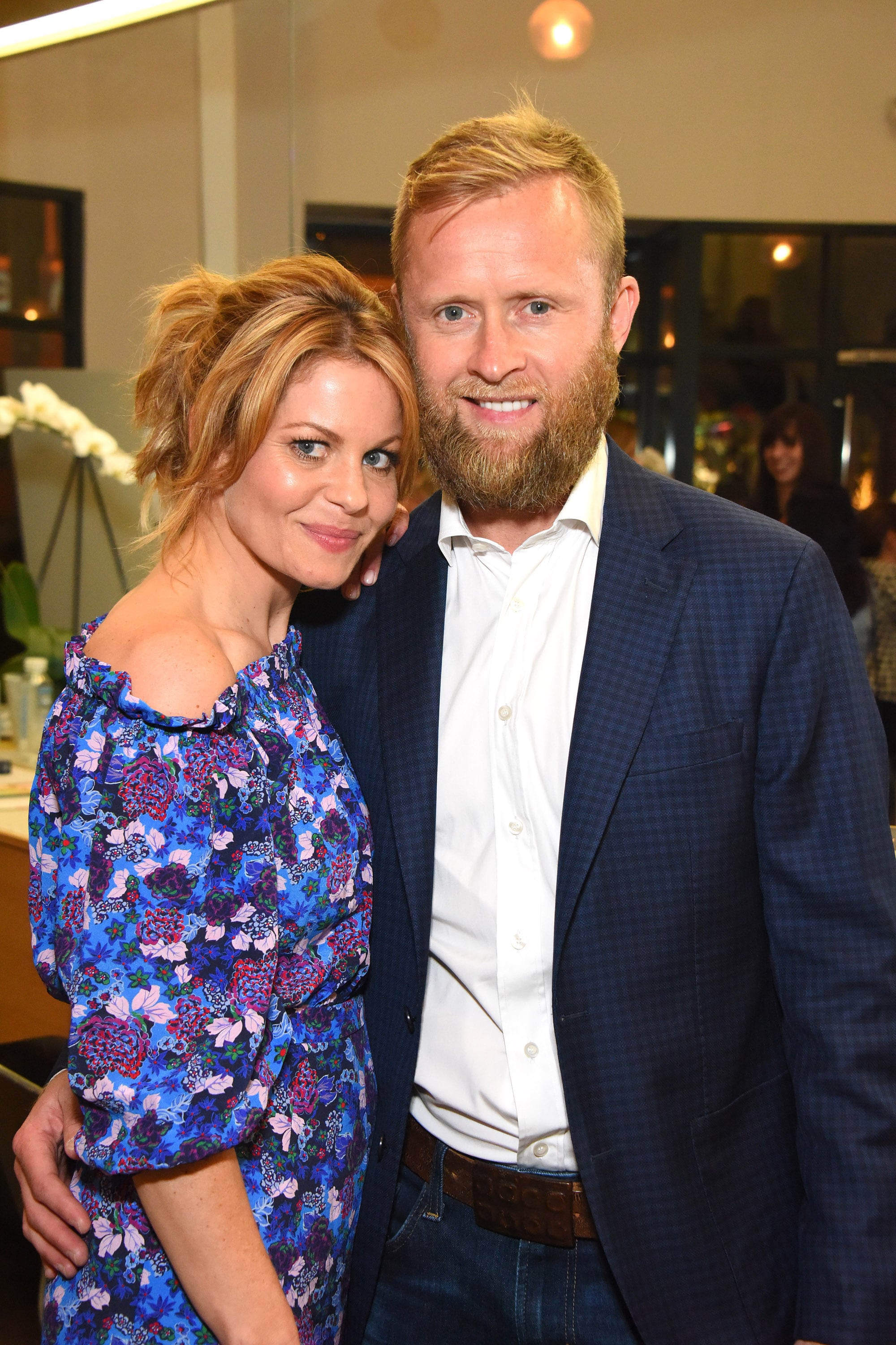Candace Cameron Bure and husband Valeri Bure on March 24, 2017 in Los Angeles, California.