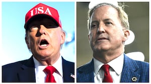Donald Trump and Ken Paxton.