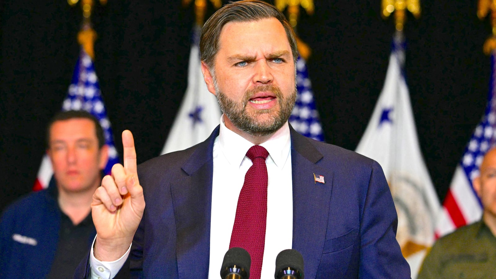 Vice President JD Vance speaks at Royalston Square in Minneapolis, Minnesota, on January 22, 2026.