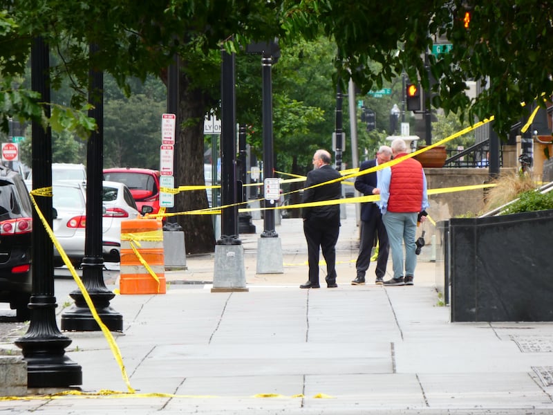 Rodriguez shouted "free Palestine" after his arrest.