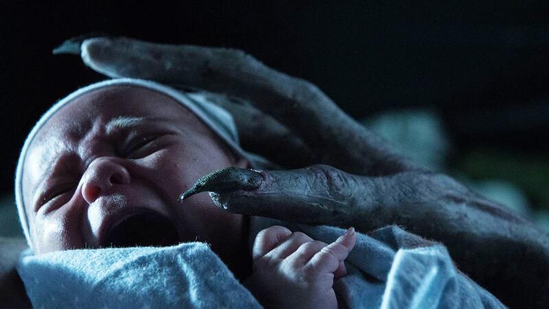 A photo including a still from the film The Moogai in the Sundance Film Festival