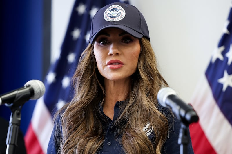 U.S. Secretary of Homeland Security Kristi Noem.