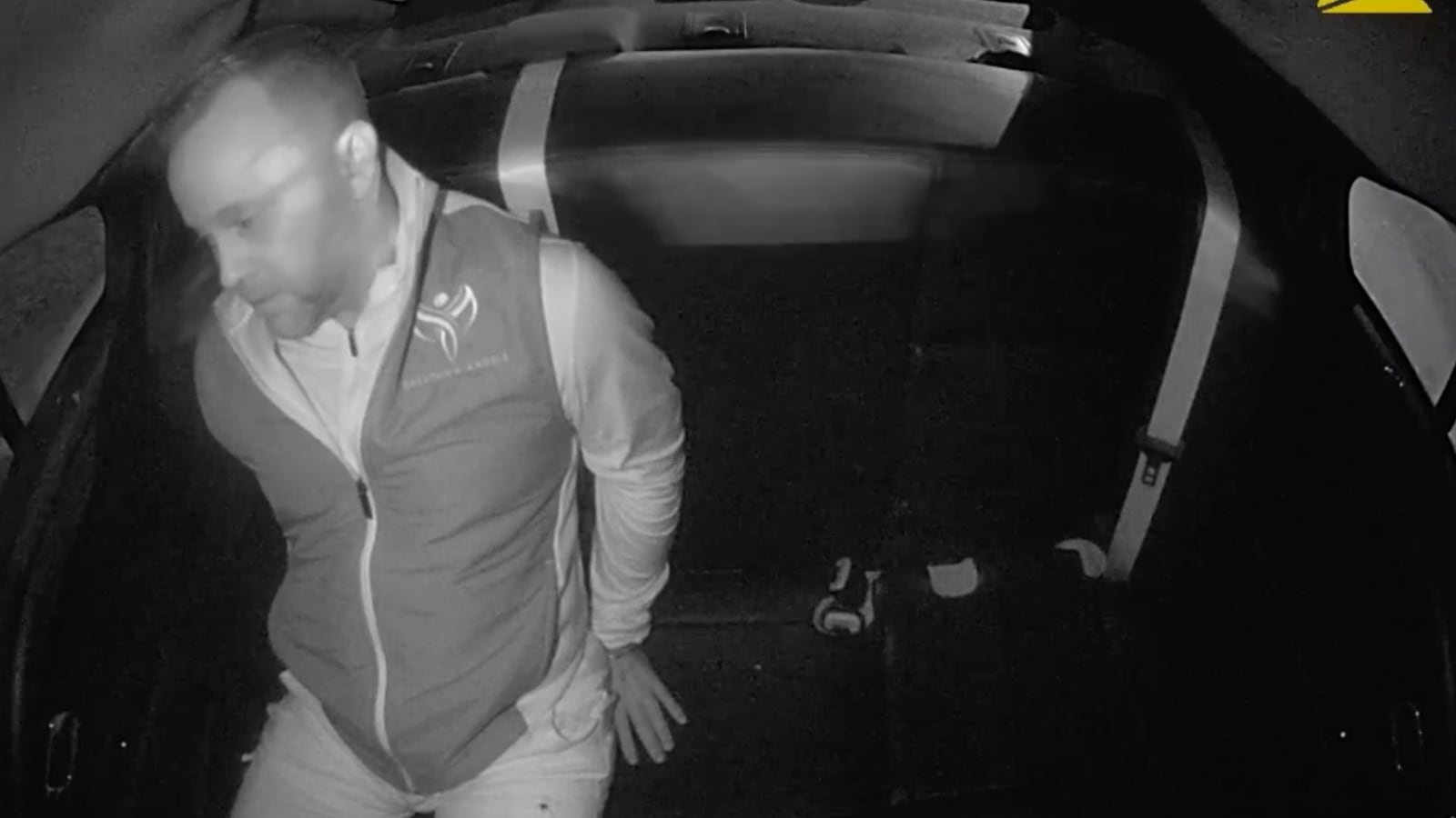 Rep. Dean Davis (R) during his arrest in Oklahoma City.