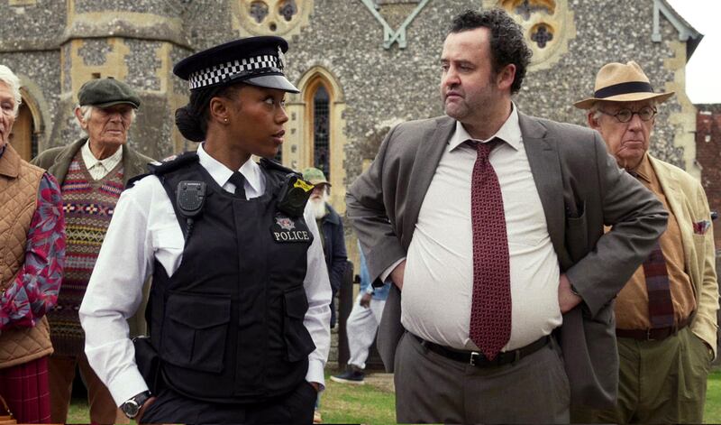 Naomi Ackie and Daniel Mays.