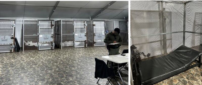 "The use of these small metal enclosures is inconsistent with standards, which state that facilities maintain detainees in the least restrictive environment necessary for facility safety
and security," the report reads.