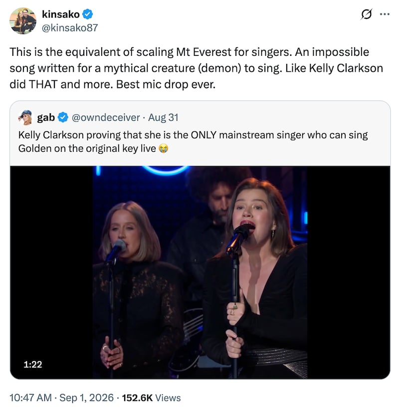 A screenshot of X