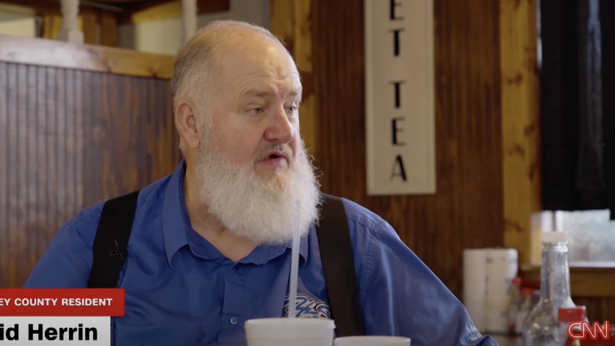 CNN's Elle Reeve interviewed David Herrin, a Trump voter in Georgia.