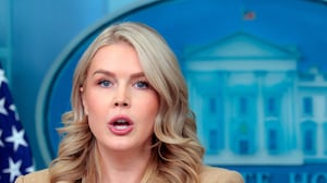 Karoline Leavitt told reporters why the president said the midterms should be canceled.