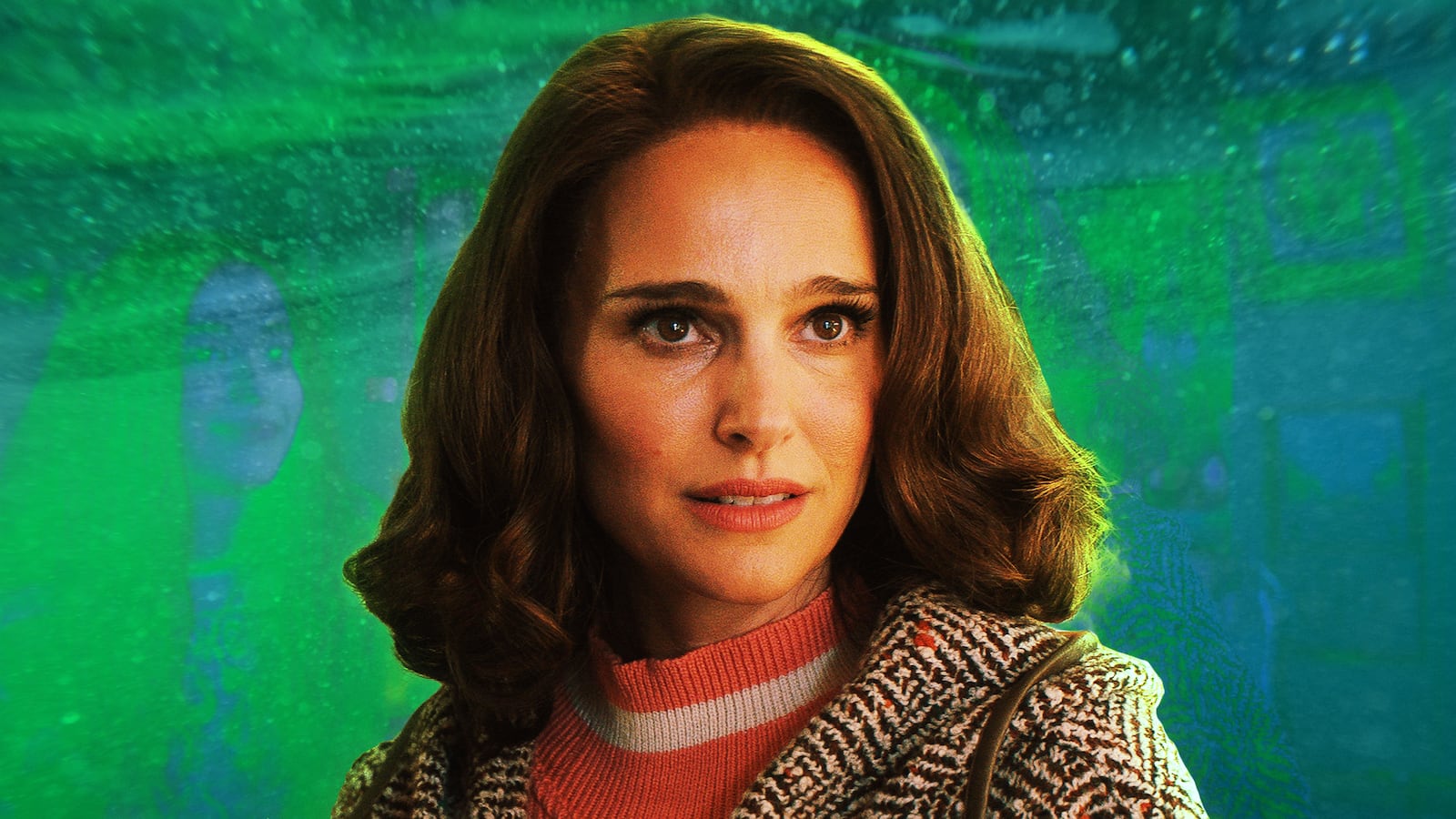 A photo illustration of Natalie Portman in Lady in the Lake.