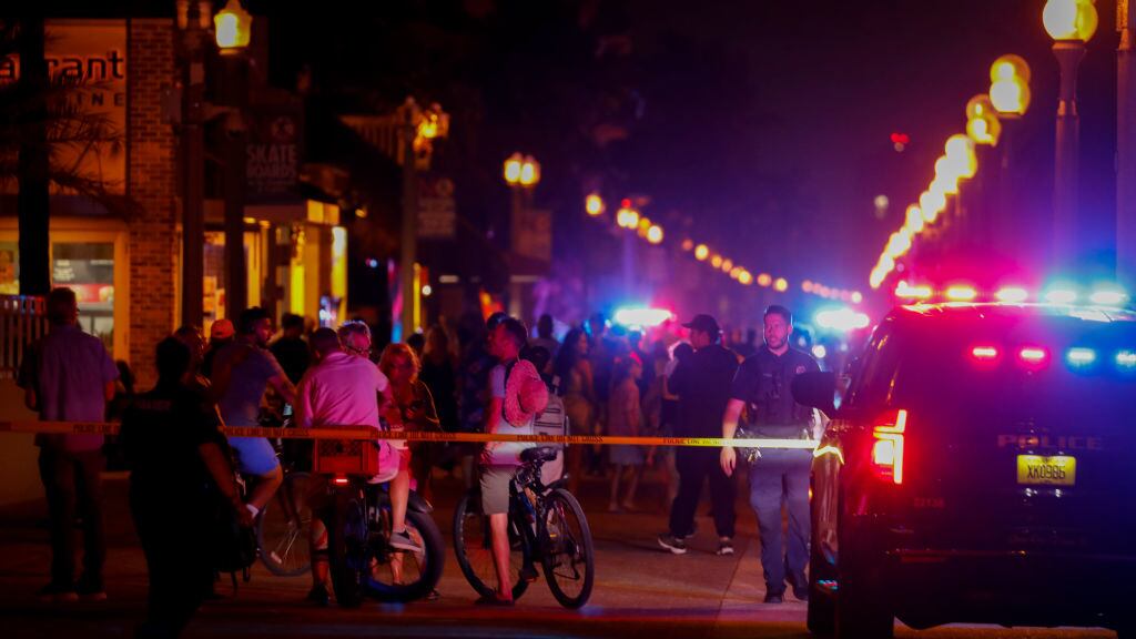 Two men have been arrested in connection to a shooting at Hollywood Beach in Florida that sent nine to the hospital, including kids.