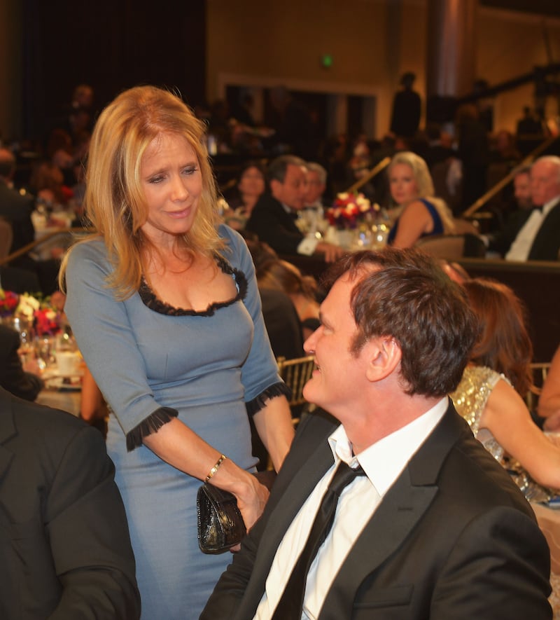 Actress Rosanna Arquette and honoree Quentin Tarantino attend the 2012 BAFTA Los Angeles Britannia Awards Presented By BBC AMERICA at The Beverly Hilton Hotel on November 7, 2012 in Beverly Hills, California.