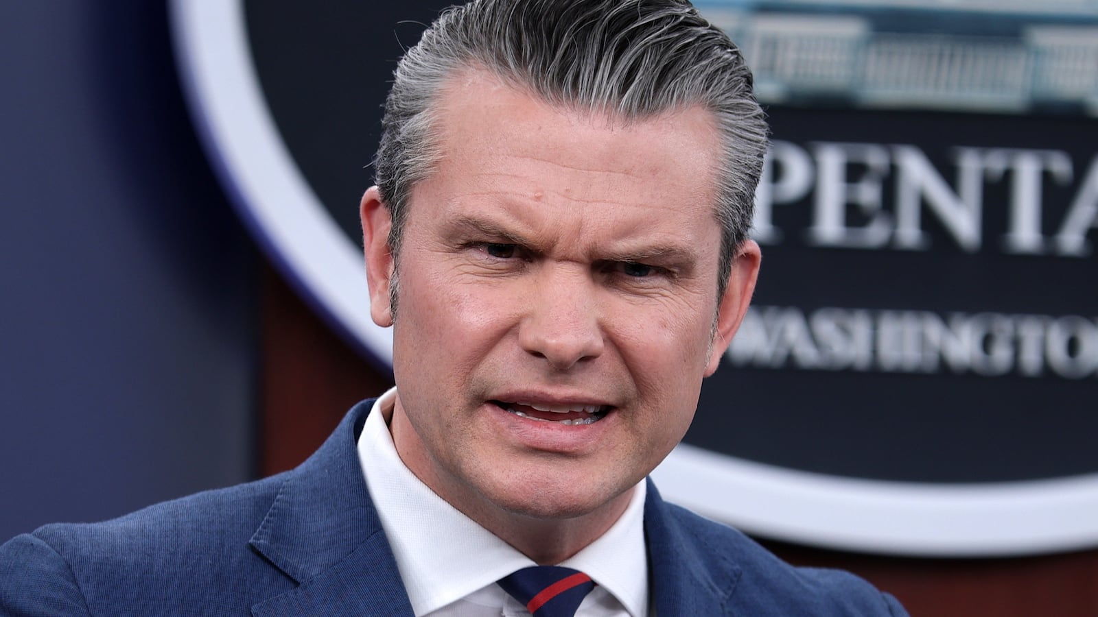 Defense Secretary Pete Hegseth attacked the press and became combative while also contradicting the president during a press conference at the Pentagon on March 2, 2026.