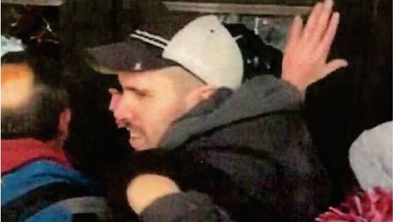 Joseph Cattani at the Jan. 6 Capitol riots.