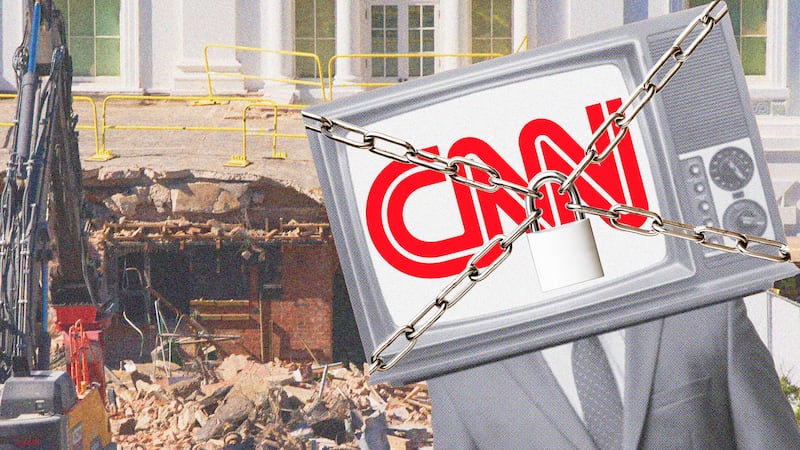 CNN, white house ballroom