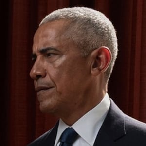 Larry David and Barack Obama.