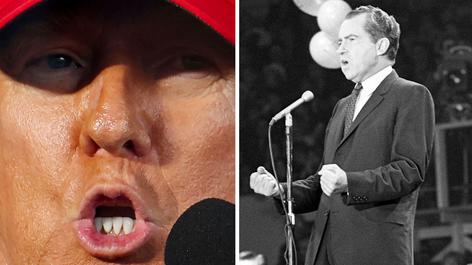 Donald Trump and Richard Nixon