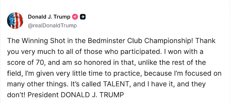 @realDonaldTrump/ TruthSocial