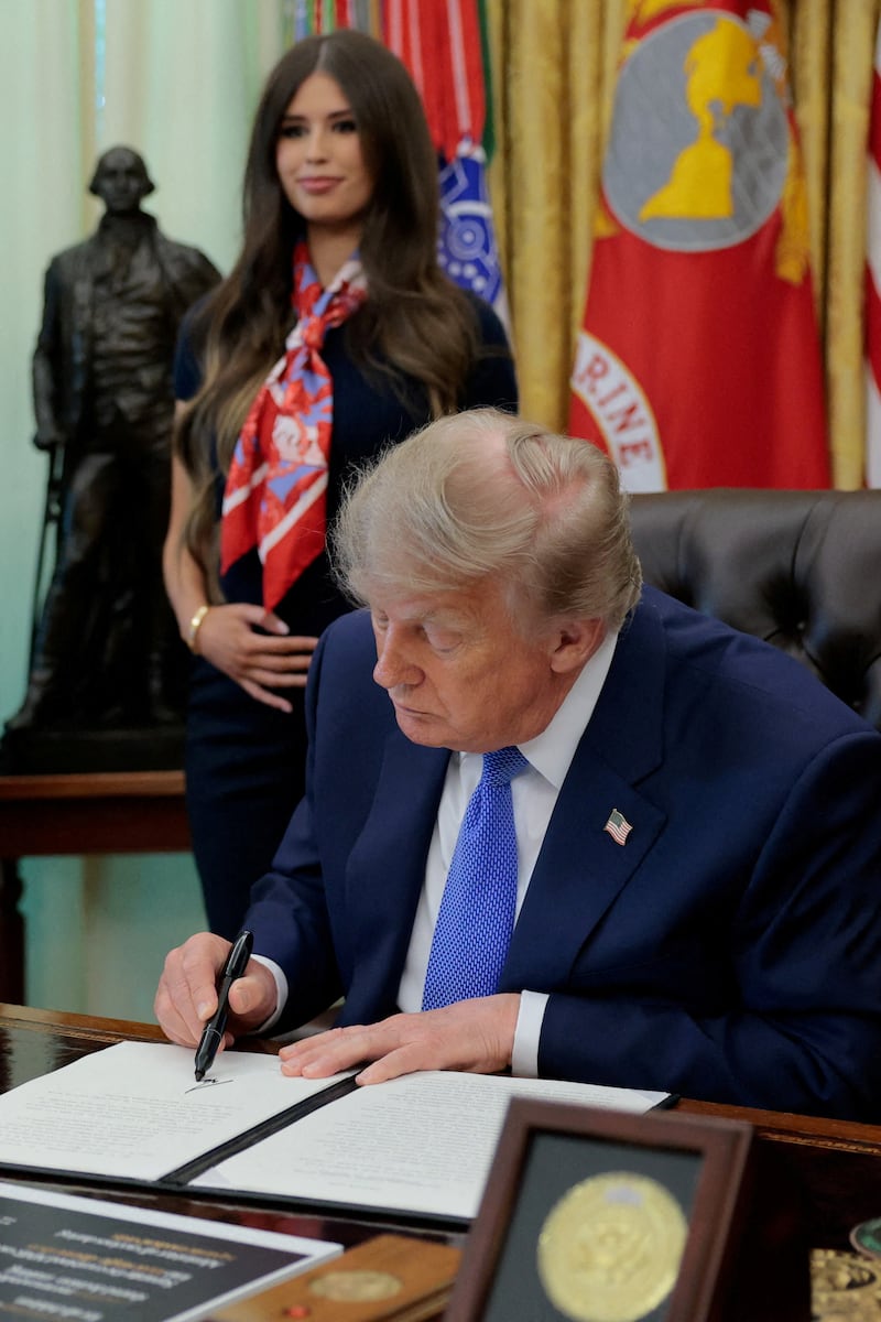 Trump signed an executive order on vaccines.