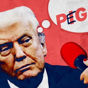 Trump's supporters are claiming he said "Peggy" not "Piggy".