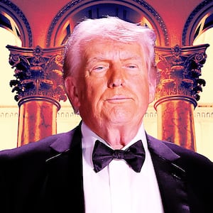 Donald Trump in The Great Hall of National Building Museum.