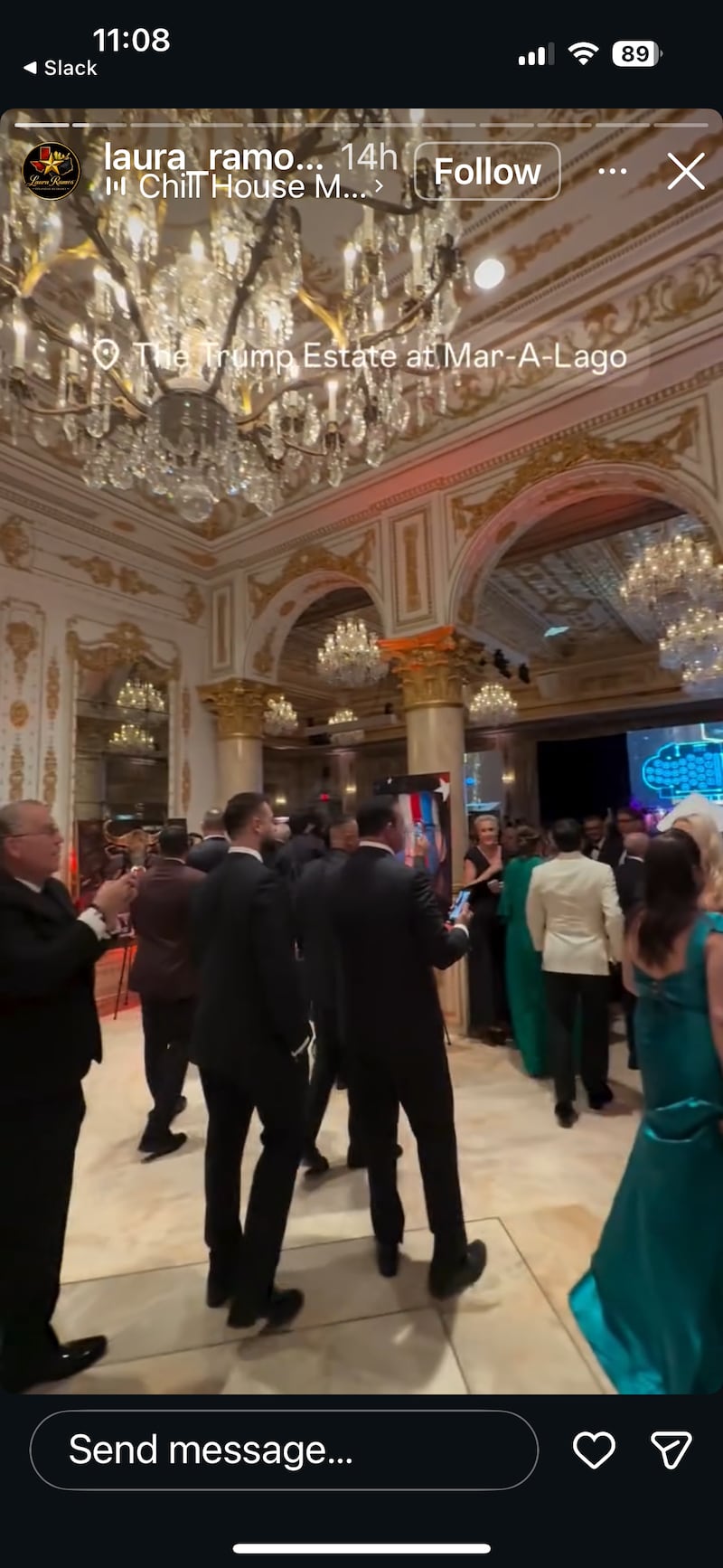 It was reportedly a sold-out event.