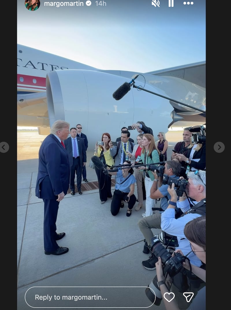 President Donald Trump’s mysterious bulge at his pant line was visible again on Wednesday.