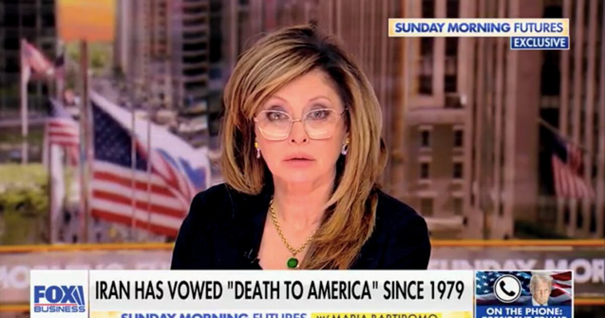 Maria Bartiromo Goes Bug-Eyed as Trump Admits Midterm Threat