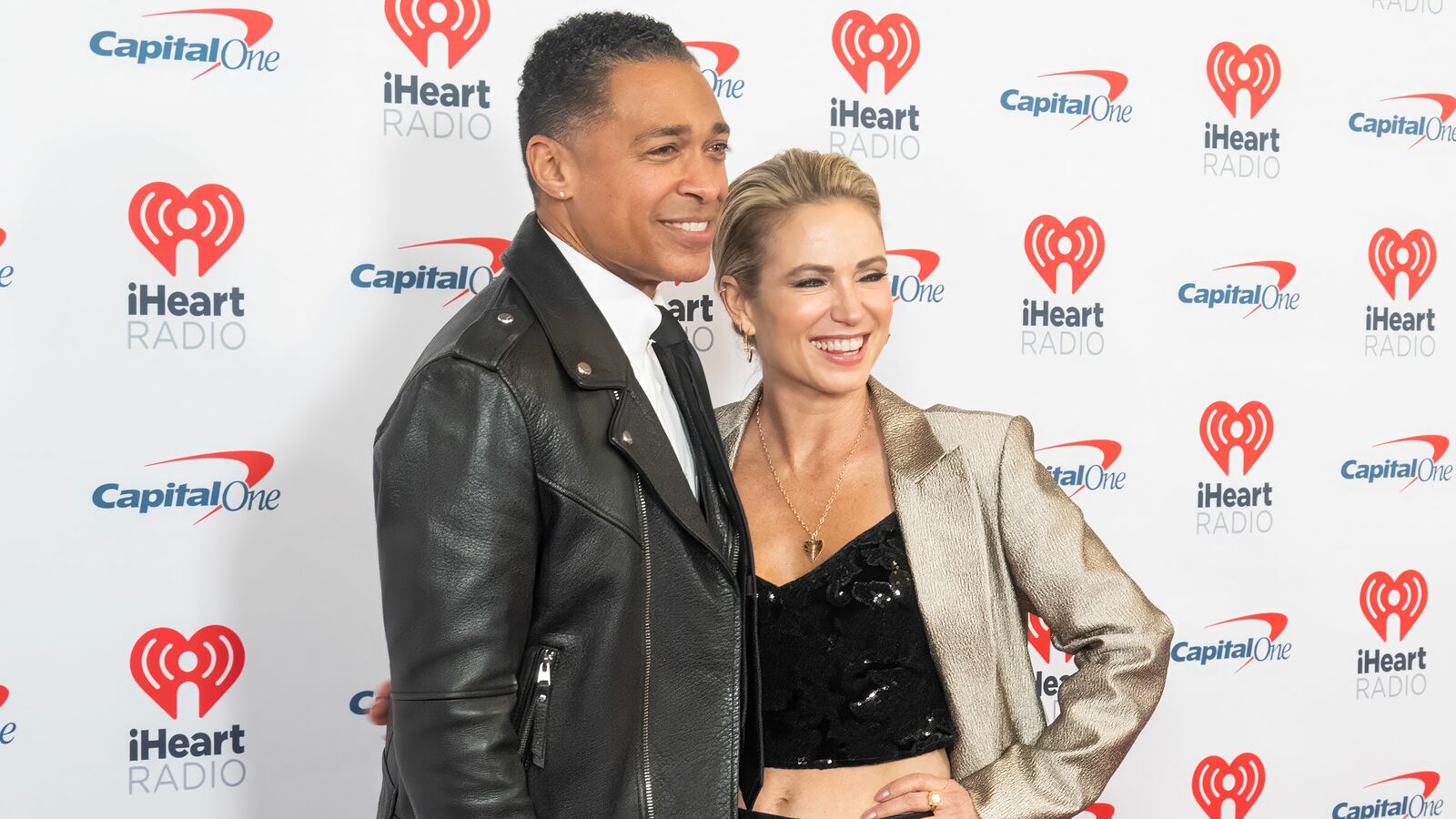 T.J. Holmes and Amy Robach