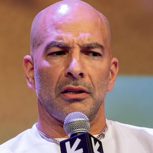 Peter Attia at the Featured Session "Peter Attia: The Science and Art of Longevity" during SXSW Conference & Festivals in the Hilton Austin Downtown on March 8, 2025 in Austin, Texas.