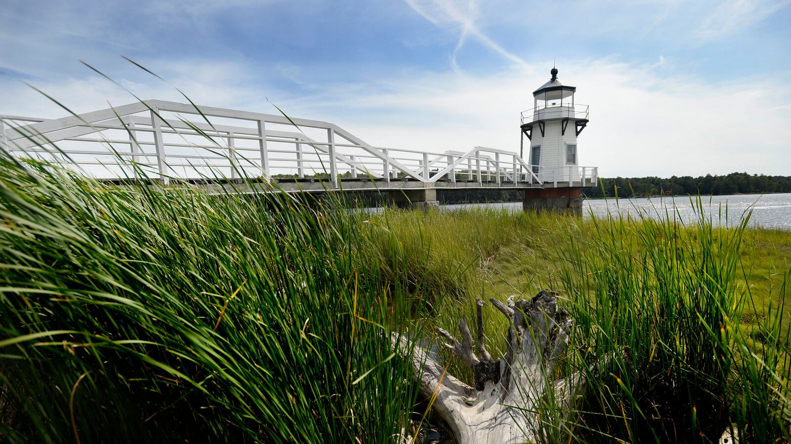 Doubling Point Lighthouse in Arrowsic, Maine.
