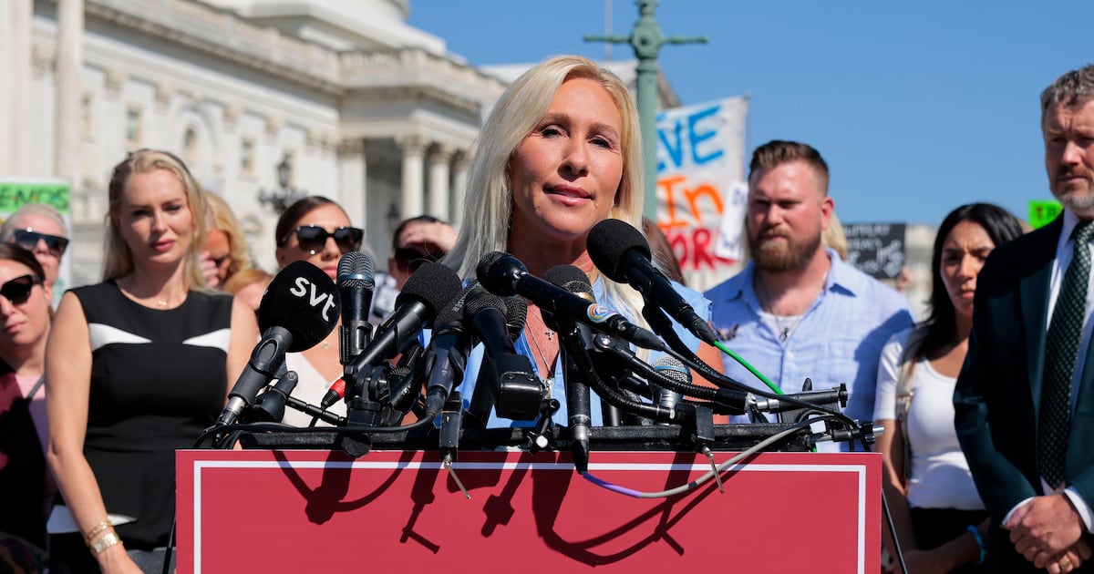 Marjorie Taylor Greene Says She Would Name and Shame Epstein’s ‘Client List’ in Congress