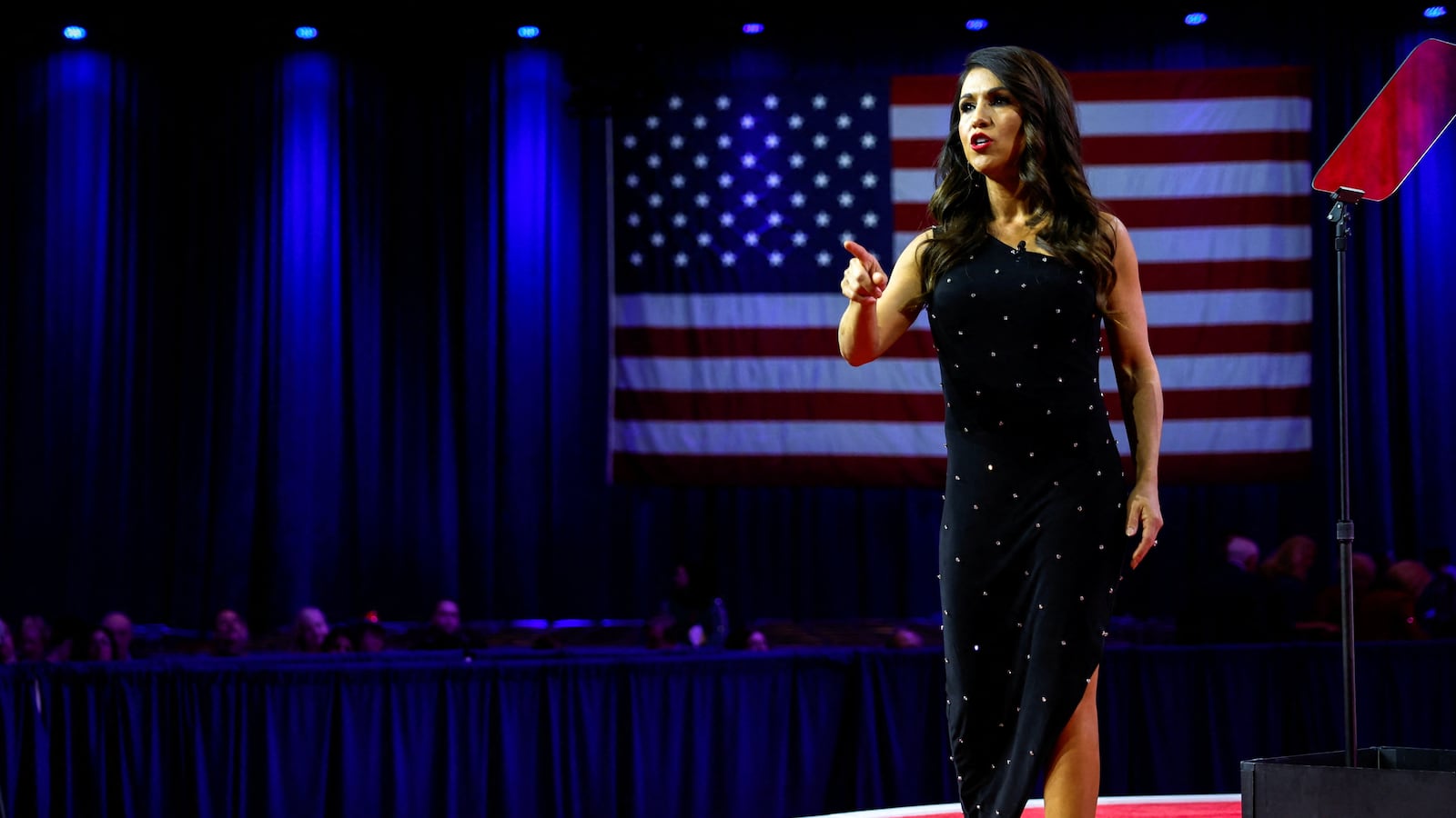 U.S. Representative Lauren Boebert (R-CO) speaks at the Conservative Political Action Conference (CPAC) at Gaylord National Convention Center in National Harbor, Maryland, U.S., March 4, 2023.