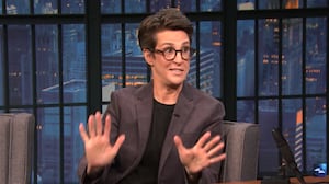 Associating with Trump is poisonous for Republican candidates, Maddow said.