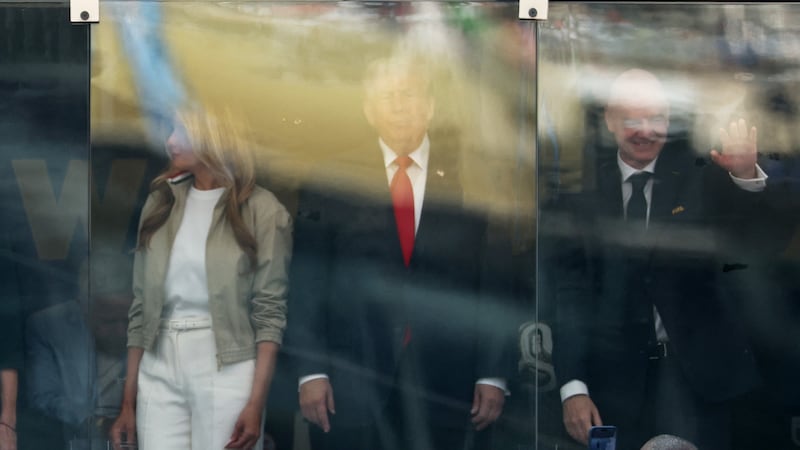 donald trump gianni infantino melania